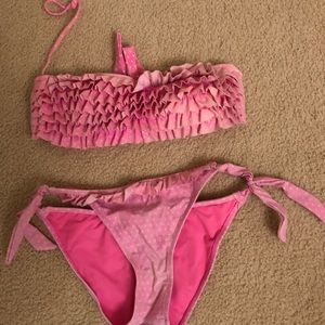 Top and bottom bikini included